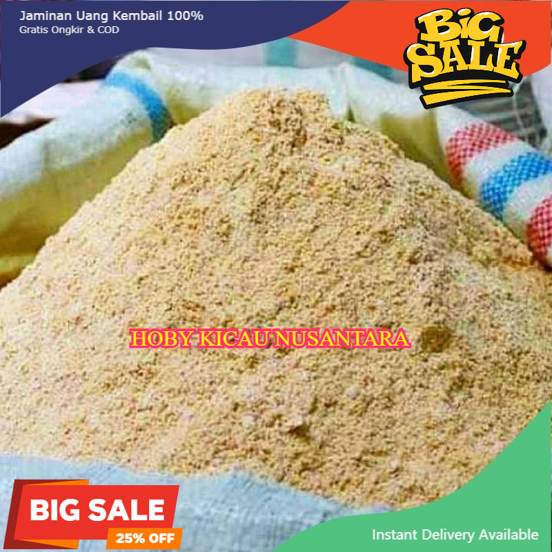 Dedek Dedak Makanan Ayam Bebek - Dedak Bekatul Halus 1 Kg