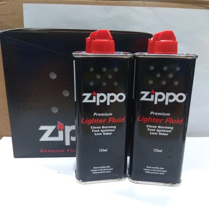 bayar ditempat - paket 2pcs Minyak Zippo Original 125 ml kapas zippo batu zippo sumbu zippo