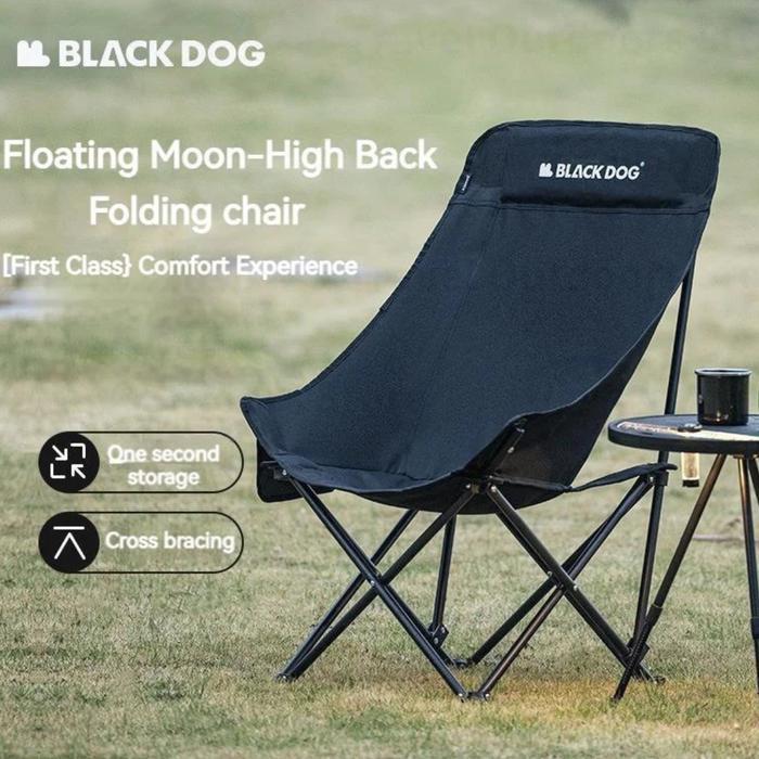 BLACKDOG FLOATING HIGH MOON CHAIR Kursi Lipat Camping Outdoor Ptomo