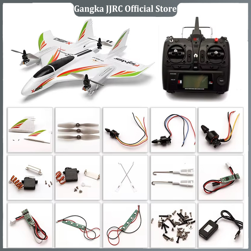 WLtoys XK X450 RC Glider Plane Parts Motor Receiver Board Servo Main Blades Screw Shell Propeller Re