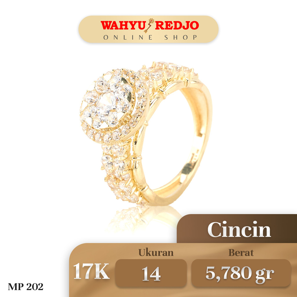 Cincin Emas Kadar 17K Wahyu Redjo CC-17K-28410351-PMR