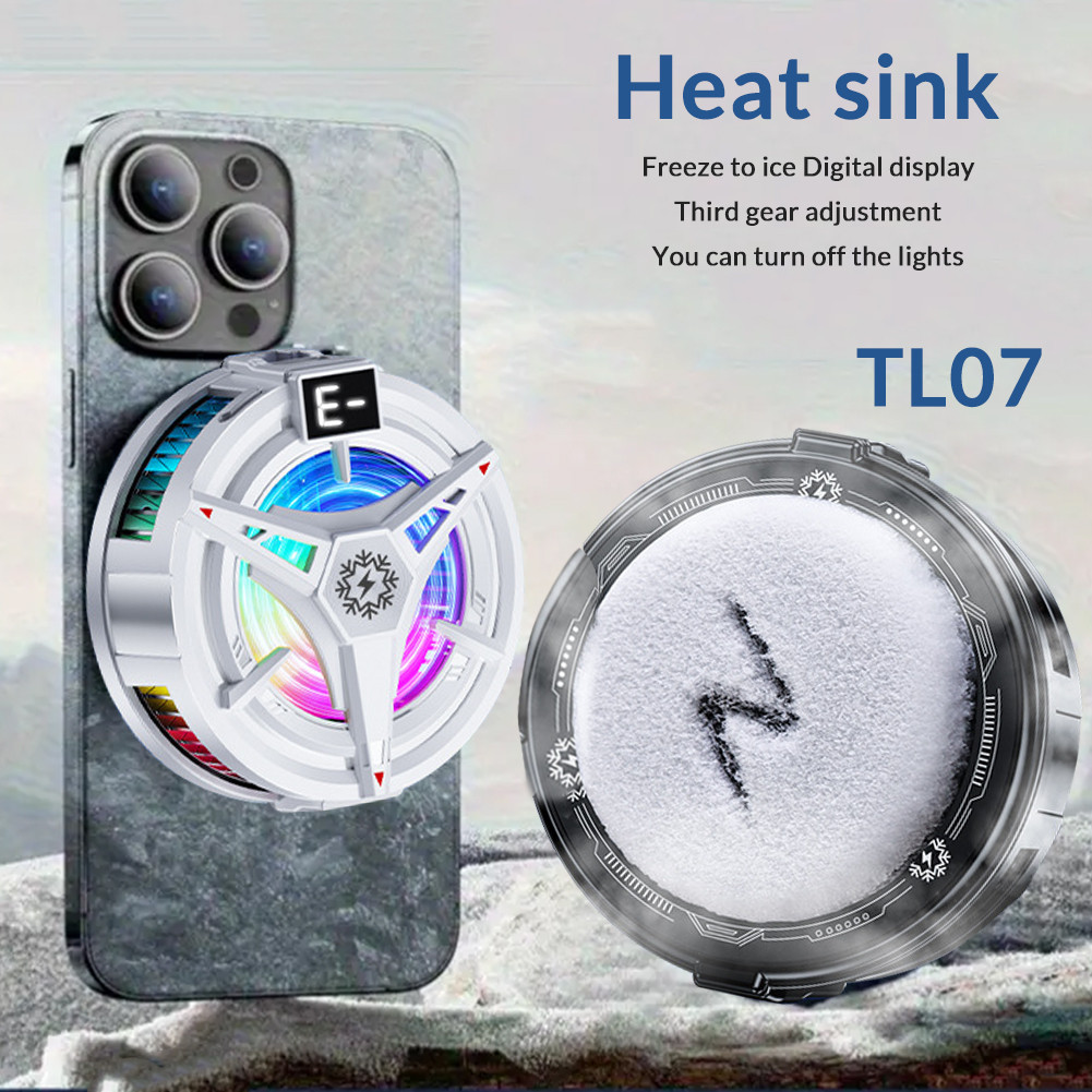 Pendingin Fan Cooler Hp TL07 Silent Pendinginan Ekstrem untuk Bermain Game