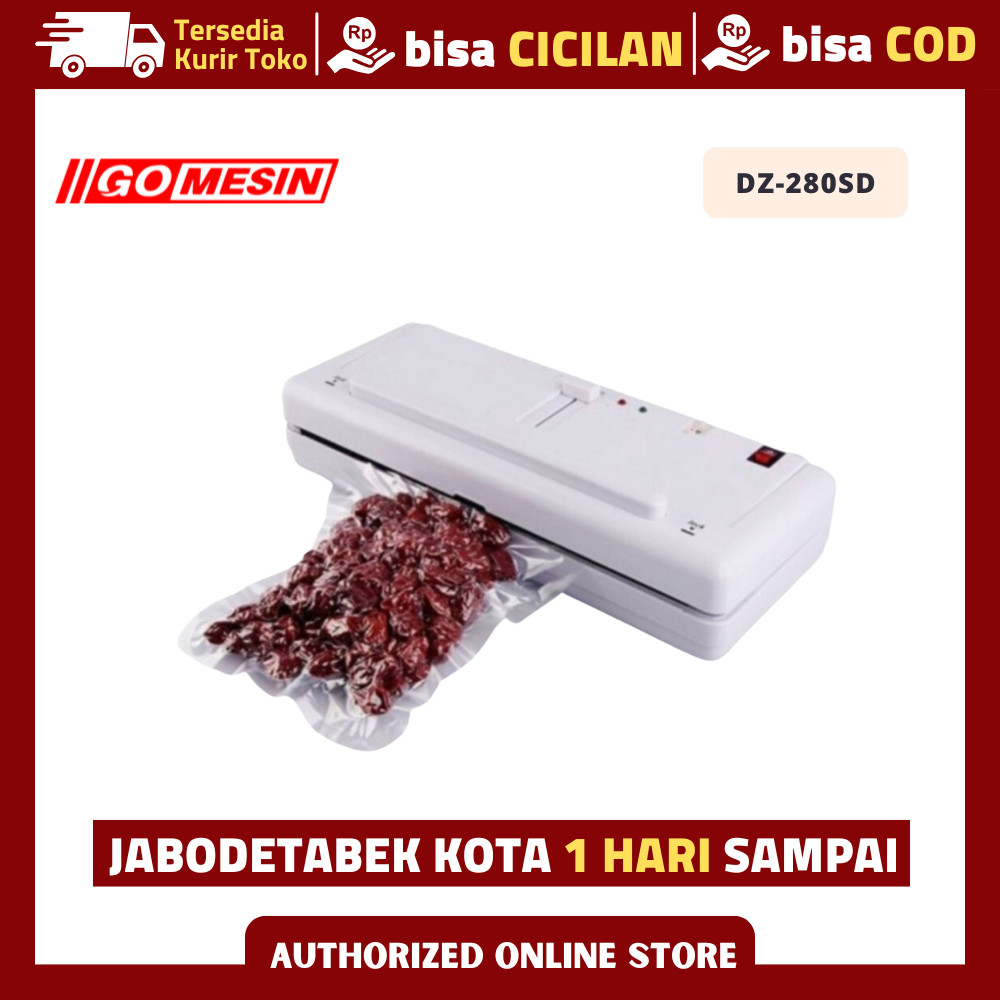 Vacuum Sealer Sinbo Gomesin DZ 280 SD Mesin Vakum Sealer Plastik Makanan