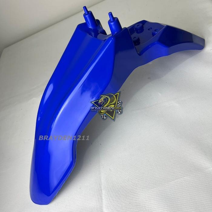 spakbor depan crf 110 crf new supermoto klx crf wr dtracker - DEPAN CRF110 BIRU