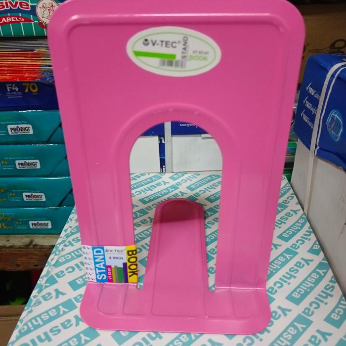 Pembatas Buku Besi / stand book/ Sekat Sekatan Buku