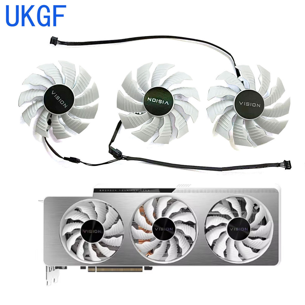 Brand new 82MM 87MM 4PIN PLA09215S12H RTX 3080 GPU fan for Gigabyte RTX 3070 3080 Ti RTX 3090 Vision