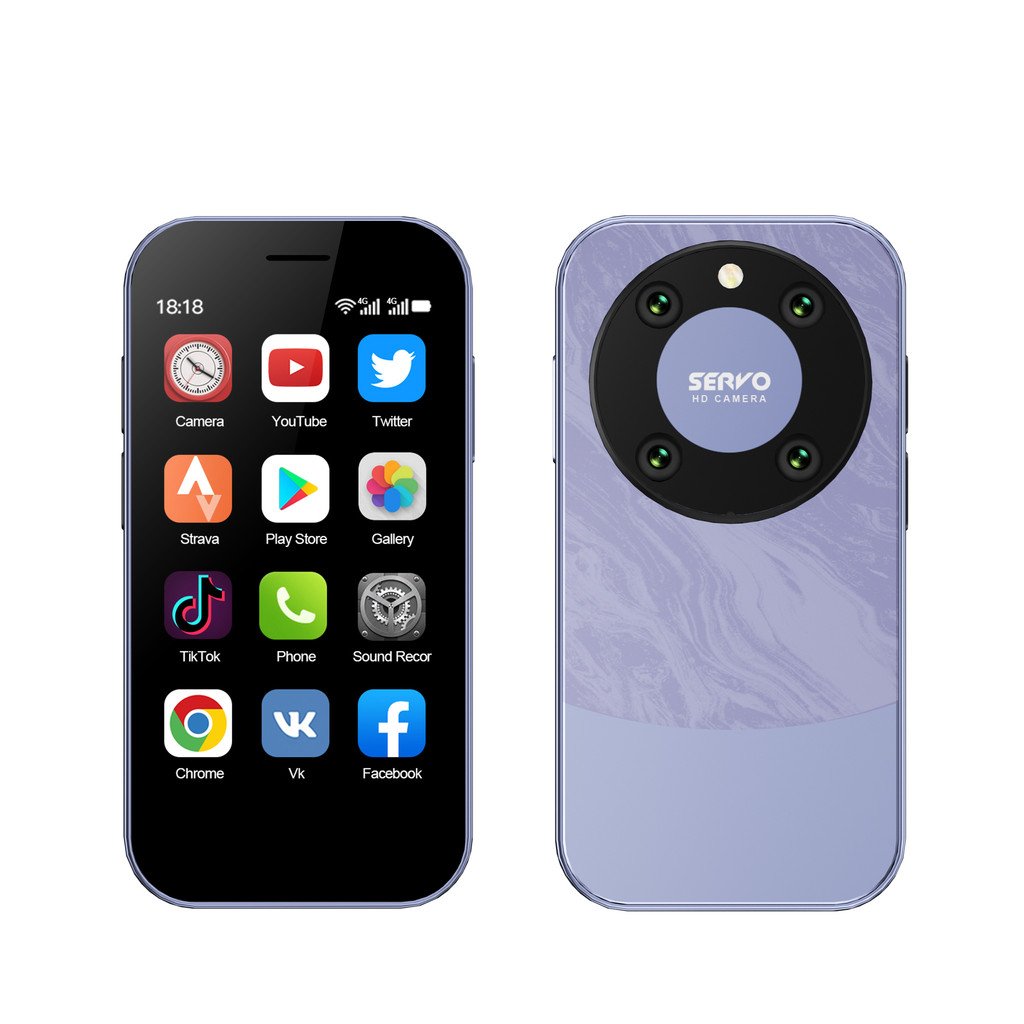 SERVO KING 9000 30 HD splay Small Smartphone Android 100 Network 4G LTE 2GB+16GB 2000mAh Face Recogn