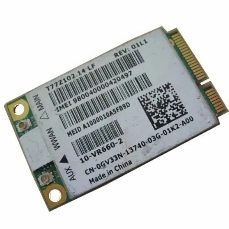 Wireless adapter Card for Dell Dw5620 5620 Gobi 2000 gobi2000 Wwan Gps Card 0GV33N