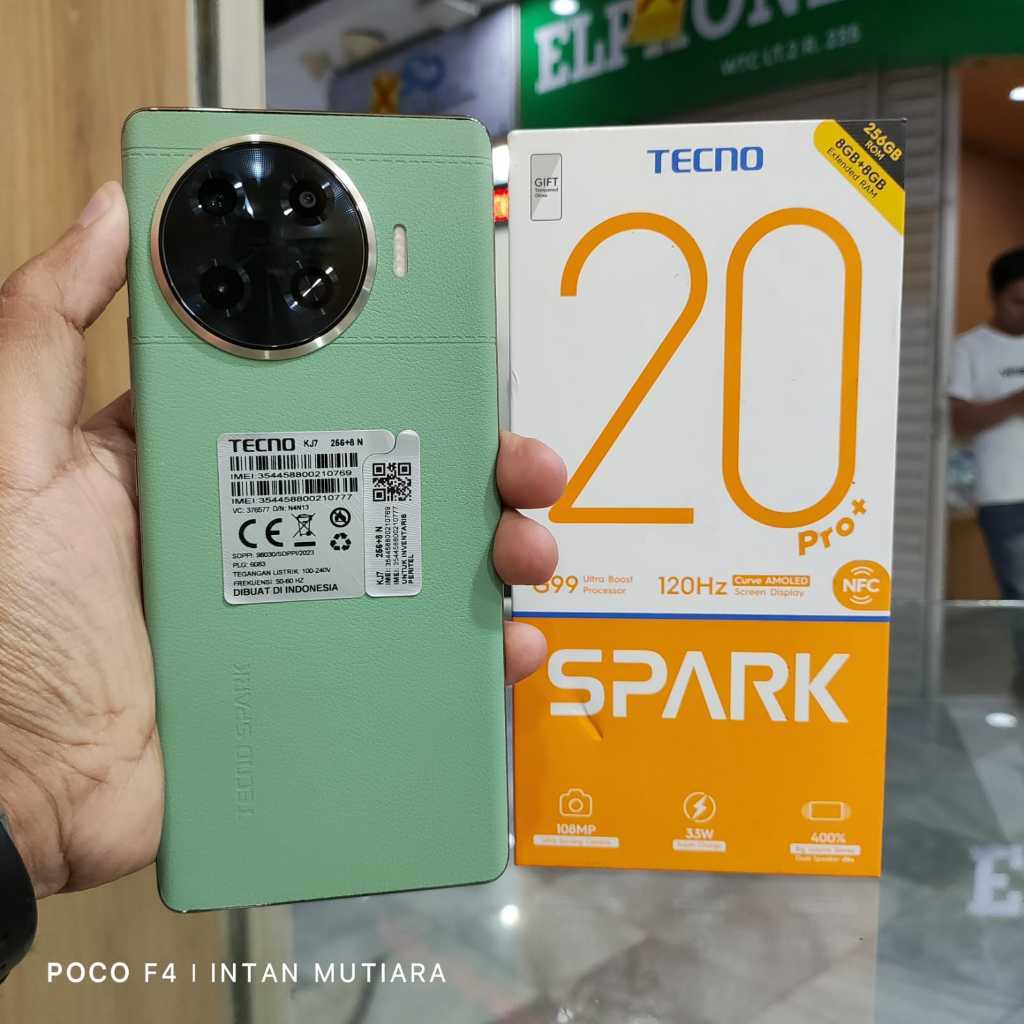 Tecno Spark 20 Pro Plus Ram 8 Rom 256GB Second Resmi Gadget Style Store