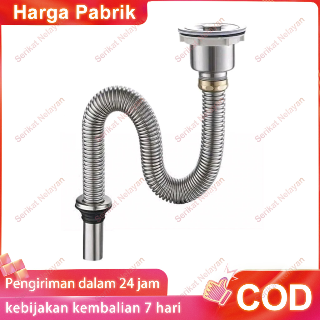 Paket Afur dan Selang Wastafel Bak Cuci Piring Fiorentino