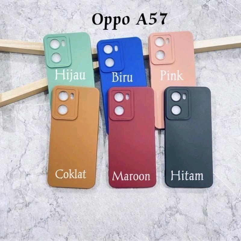 SoftCase Macaron Untuk Hp Oppo A57 2022 Tpu Procamera