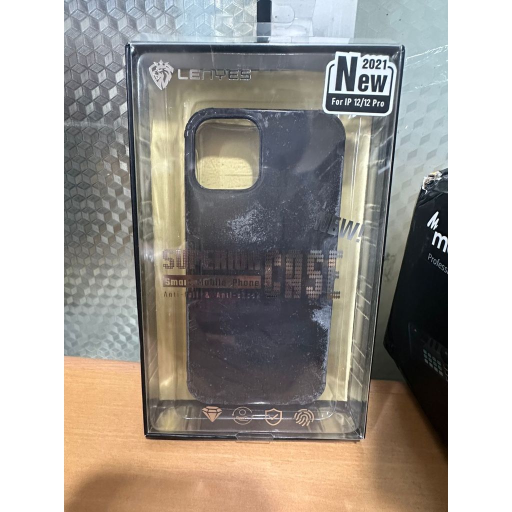 Lenyes Superior Case Anti Minyak dan Anti Sidik Jari untuk iPhone 12 / 12 Pro EX DISPLAY