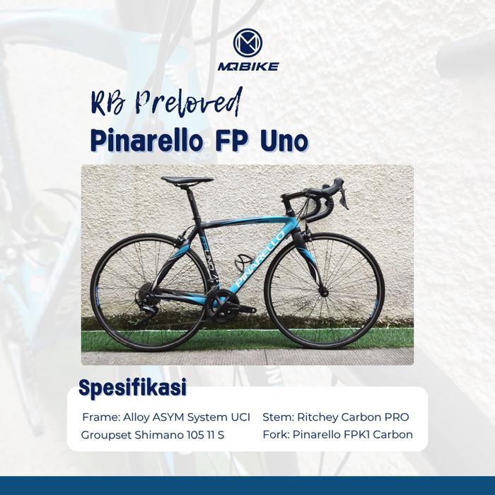 MQ BIKE | RB PINARELLO FP UNO FORK CARBON MURAH SEPEDA BALAP ROAD BIKE BEKAS