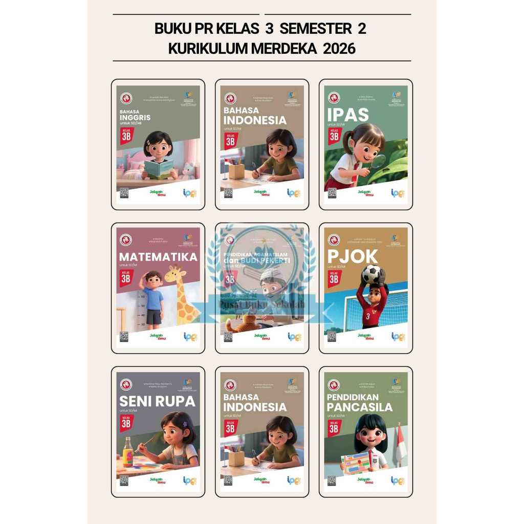 Buku Pr/LKS SD/MI Kurmer Kelas 3/III Semester 2 Intan pariwara Terbaru