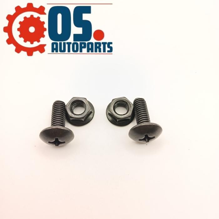 Baut Plat Nomor Motor Mobil Baut Mur Flat Nomor Anti Karat Baut 10 Dudukan Plat Nomor Baut Gepeng Du