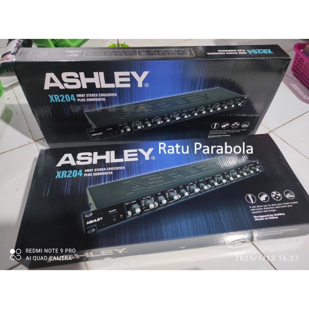 CROSSOVER ASHLEY XR204 PLUS SUBWOOFER ORIGINAL ASHLEY