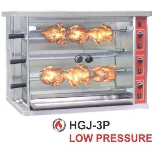 Mesin Panggang Ayam Getra Hgj 3P Sistem Putar Gas Rotisserie Garansi  Gas Rotisseries Hgj-3P Getra/O