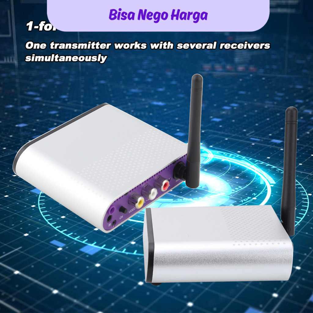 KKC 8‑group 58GHz Wireless AV Sender 1 For All 984ft  Video Signal Transmitter AV Sender Transmitter