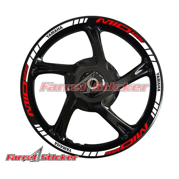 Hondmart stiker velg sticker velk mio - Putih