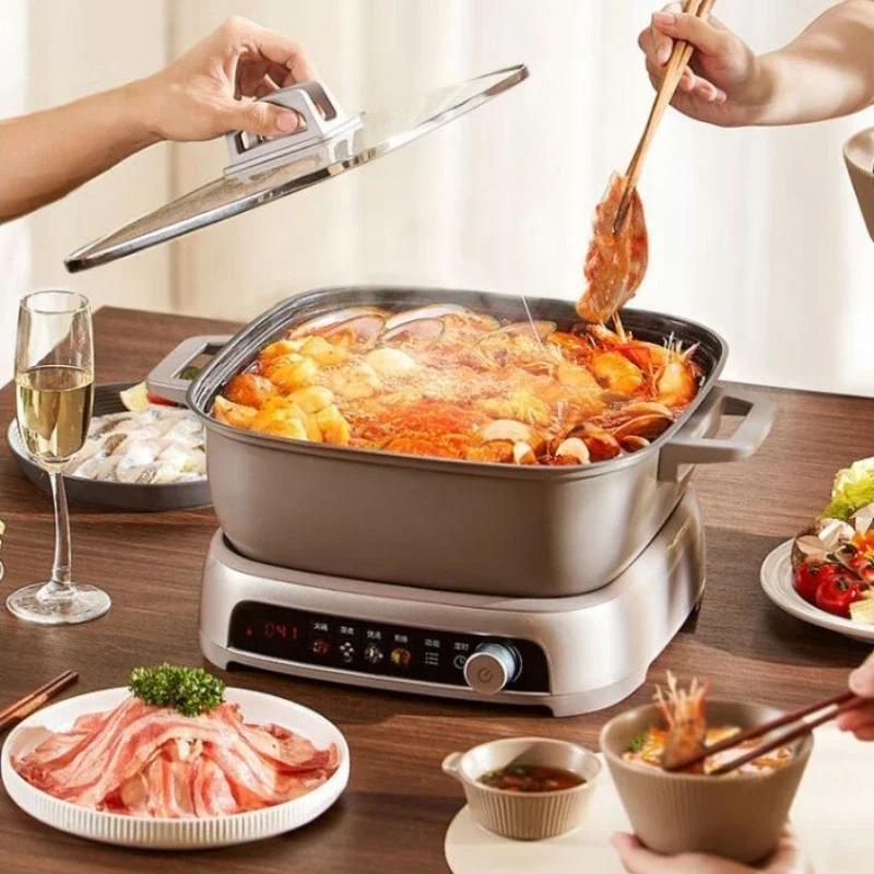 Electric hot pot ultrathin fast boiling split household electromagnetic hot pot multifunction large 