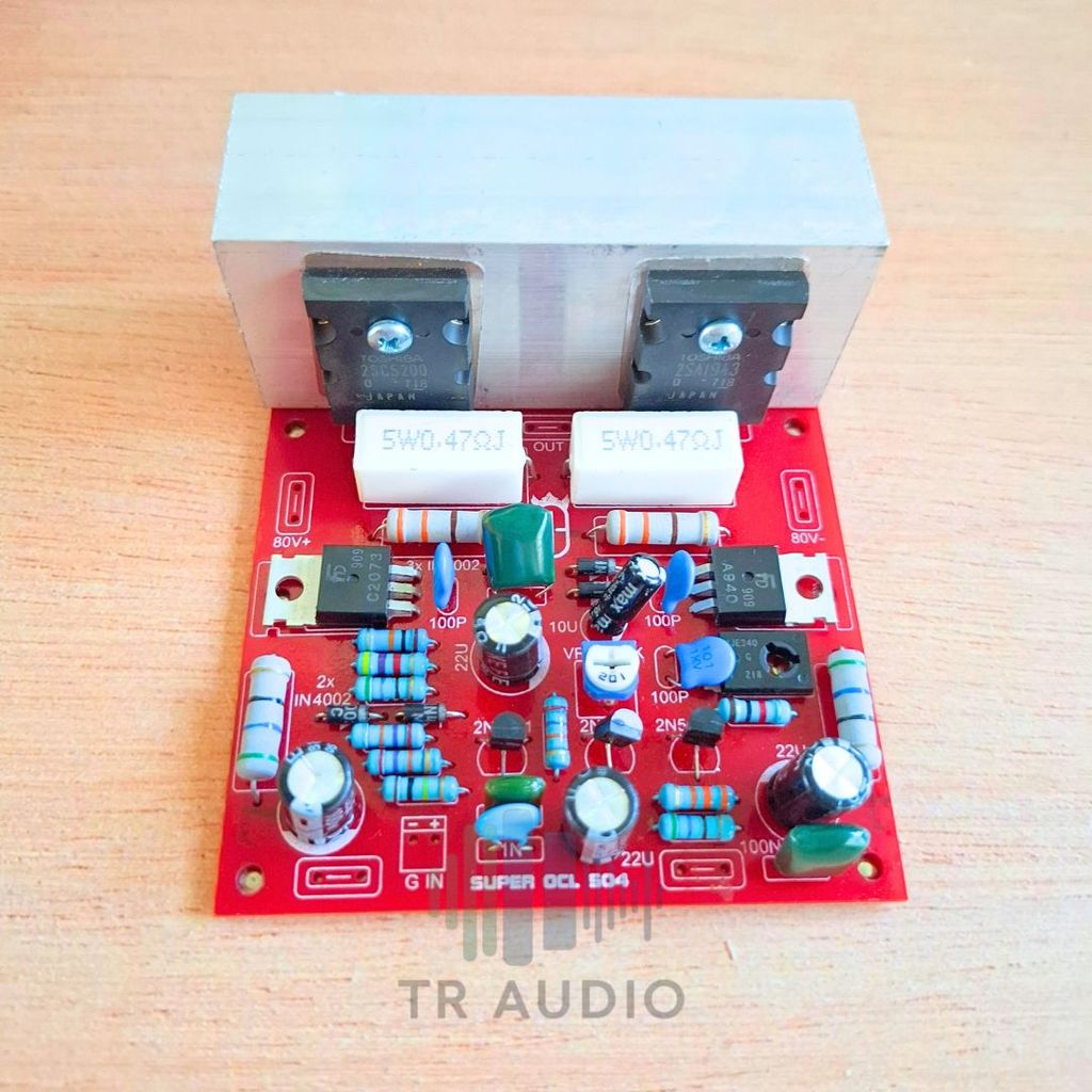 Kit Power Amplifier Rakitan Super OCL 504 Mono Final Toshiba C5200 A1943