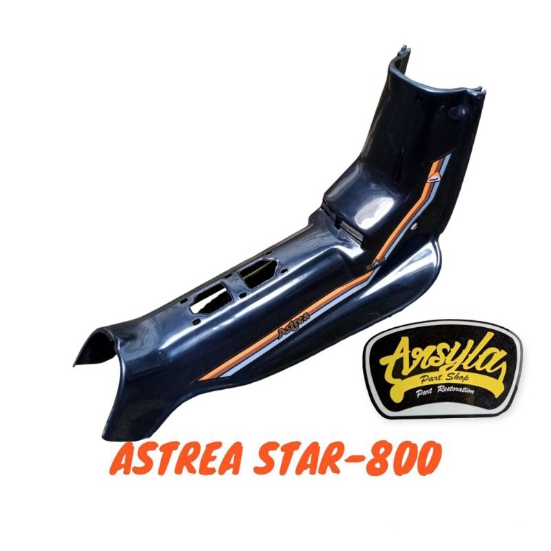 TERLARIS Legshield sayap tebeng tengah honda astrea star hitam