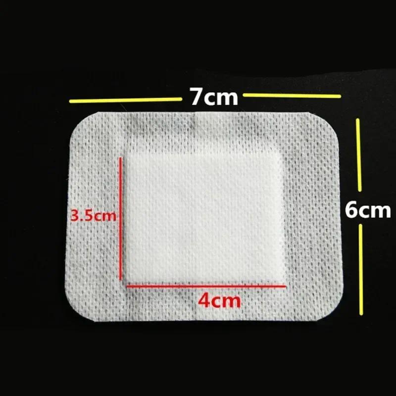 10pcs sposable Mecal Non-woven Bandage Band 6cm*7cm For Wound Dressing Adhesive Sterile Pad Set Heal