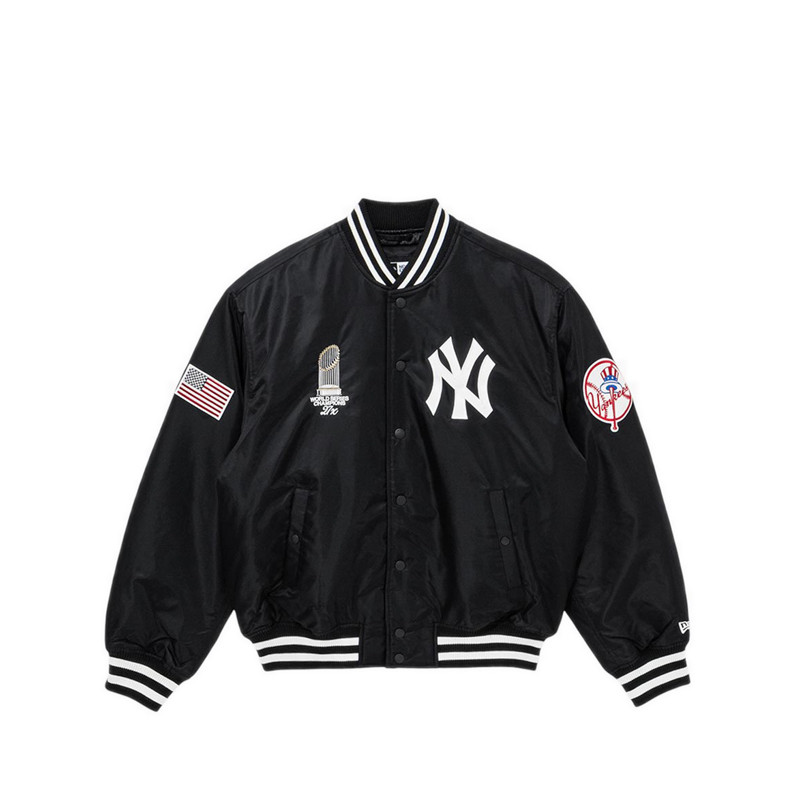 New Era Jacket Ap MLB World Series Champions Jk53 New York Yankees Men's Jacket - Black