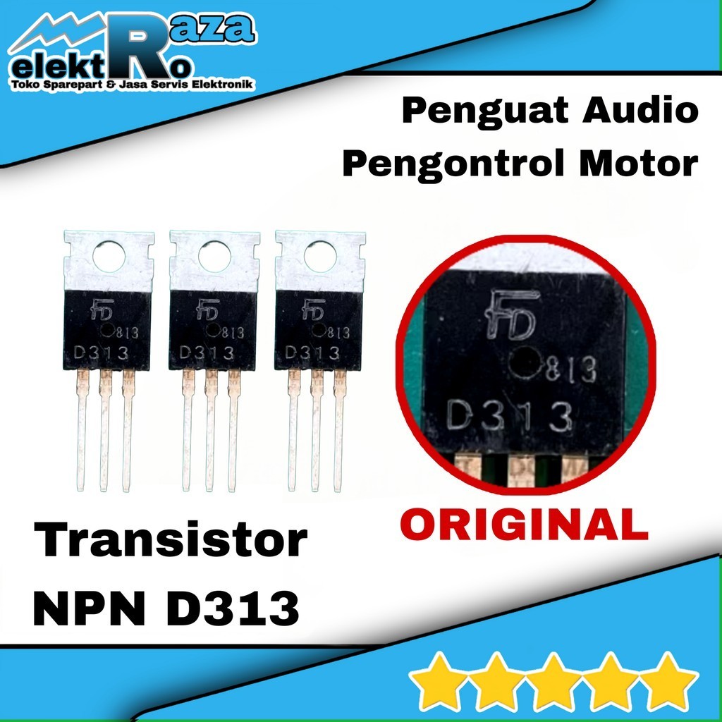 Transistor D313 ORIGINAL NPN TR D 313 2SD313