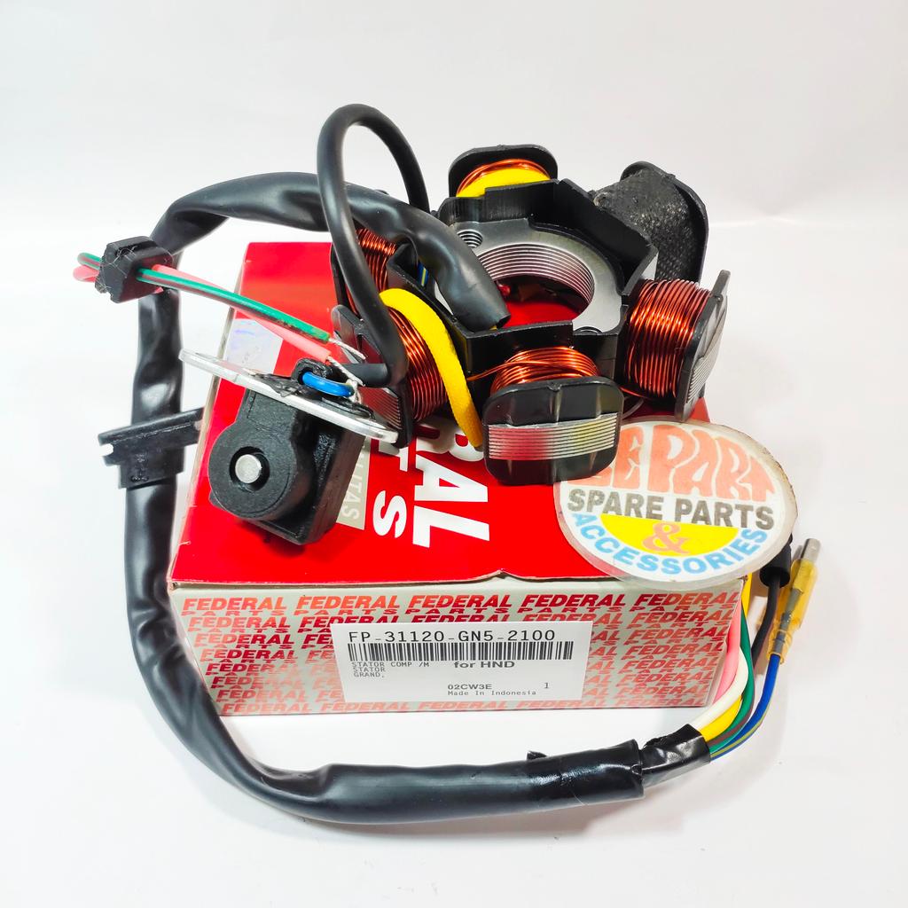 [3E Parts & Acc]  Spul spool assy Honda Grand Pulser Ori Federal  Barang Langka