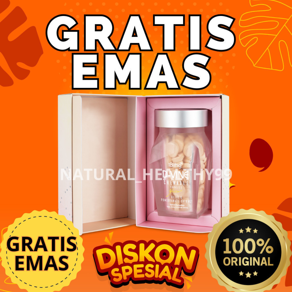 Paket TERMURAH DVN Collagen D-VINE PERMEN COLLAGEN TERBAIK 100% ORIGINAL | DVINE READY STOCK Jamin 1