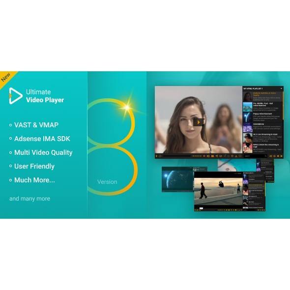 Ultimate Video Player WordPress Plugin | Plugin Wordpress | Bonus 1 Plugin | Unlimited Device