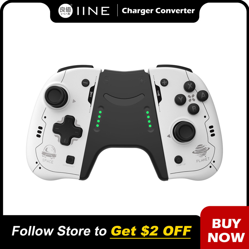 IINE No arging Function Smiling Grip Compatible Nintendo Swit Joypad for Elite Joypad