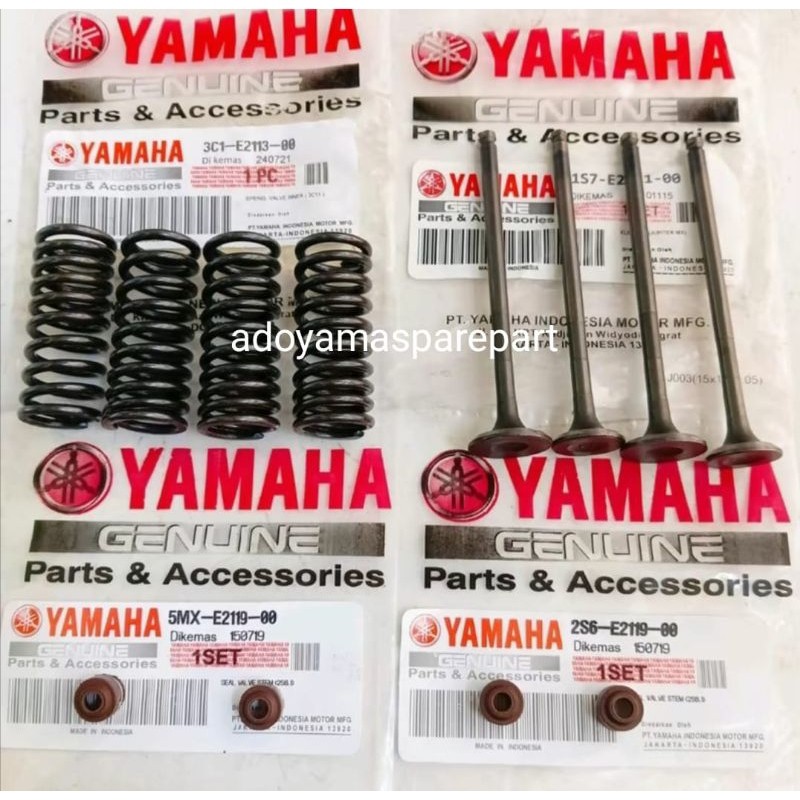 per klep+klep set+sil klep,yamaha 1S7 jupiter mx old jupiter mx new 135cc