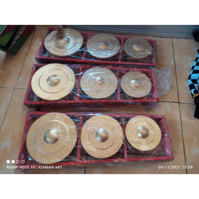 Kenong Mainan / Mainan Anak / Kenong Jaranan / Bonang Isi 3 Sale