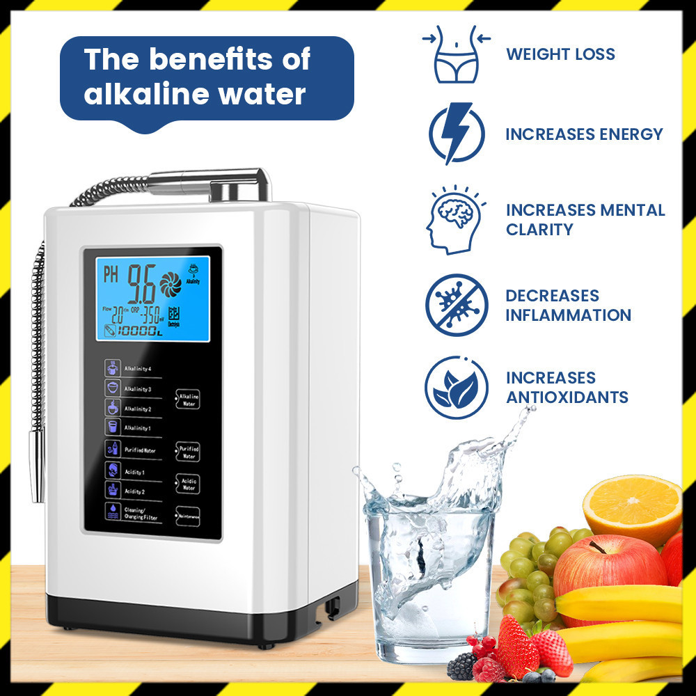 Alkaline Water Machine Ionizers PH Water Device Alkaline Water Dispenser 5 Plate Platinum Coating Al