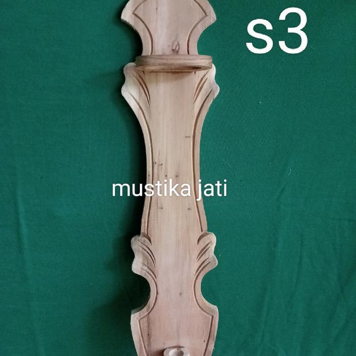 blawong tempat keris tempel dinding