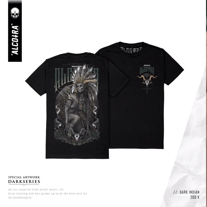 (Asli)TS DARK INDIAN // T-SHIRT DARK INDIAN // KAOS ALCOTRA