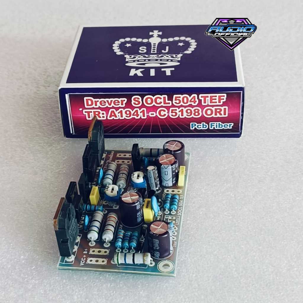 Kit Driver Power Ampli SOCL 504 Teff FR4 TEF Fiberglass Original