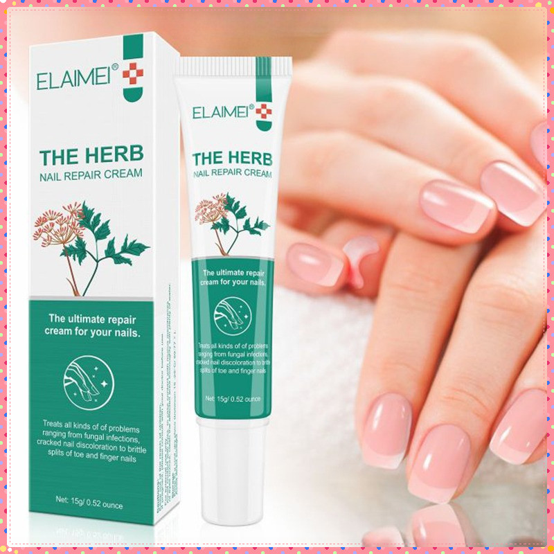 ELAIMEI Obat Jamur Kuku 15g Perawatan Kuku Jamur Kuku Cairan Obat Infeksi Kuku Anti Jamur