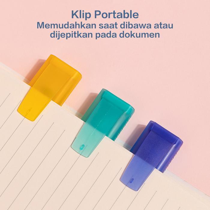 Deli Penghapus Tinta Pulpen Kaligrafi / Fountain Pen Ink Eraser SF155 - Warna Pastel