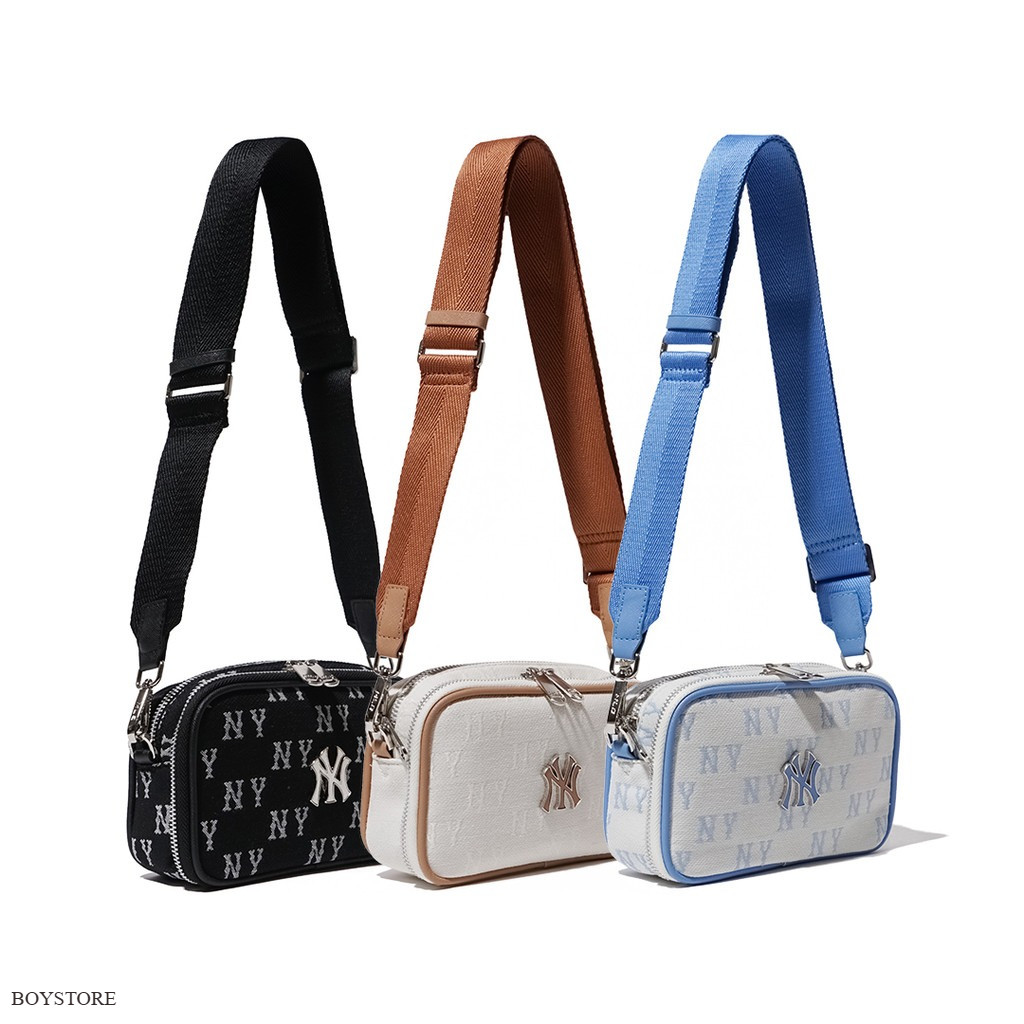 TAS MLB Classic Monogram Jacquard Crossbody Bag Nylon