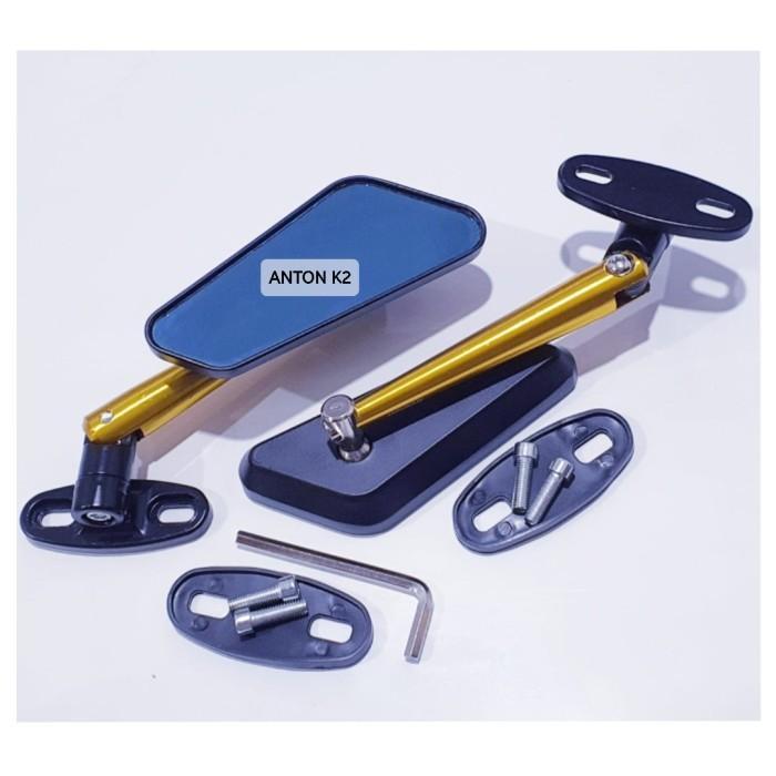KACA SPION PRO CIRCUIT CNC VARIASI MOTOR NINJA R RR 150/NINJA 250/FI - Gold, al MOGE/FEIRING
