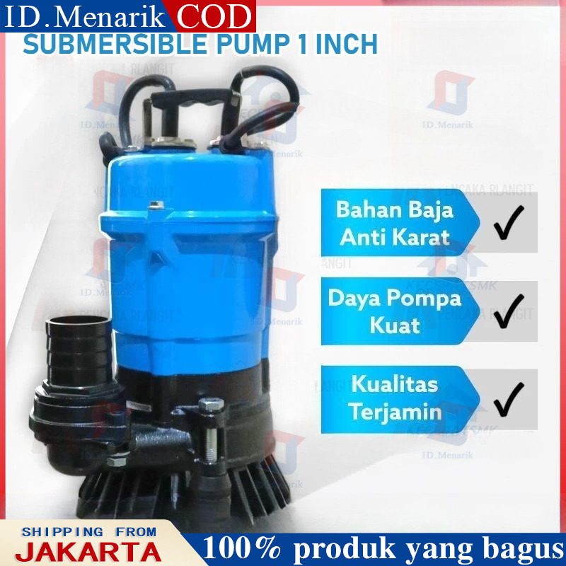 Pompa Celup Air Bersih / Kotor Submersible Pump BONCHI BON-01/POMPA CELUP BONCHI BON-01 WQD-12 MODEL