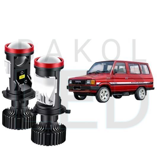 2pcs Lampu Utama LED H4 Projector High Power Mobil Toyota kijang Super BL