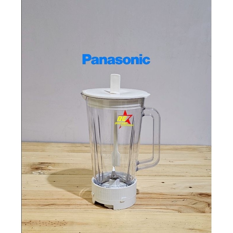 Gelas Set Plastik Jus Blender Panasonic Mx E300 E310 E 300 E 310 Mika 1Ltr