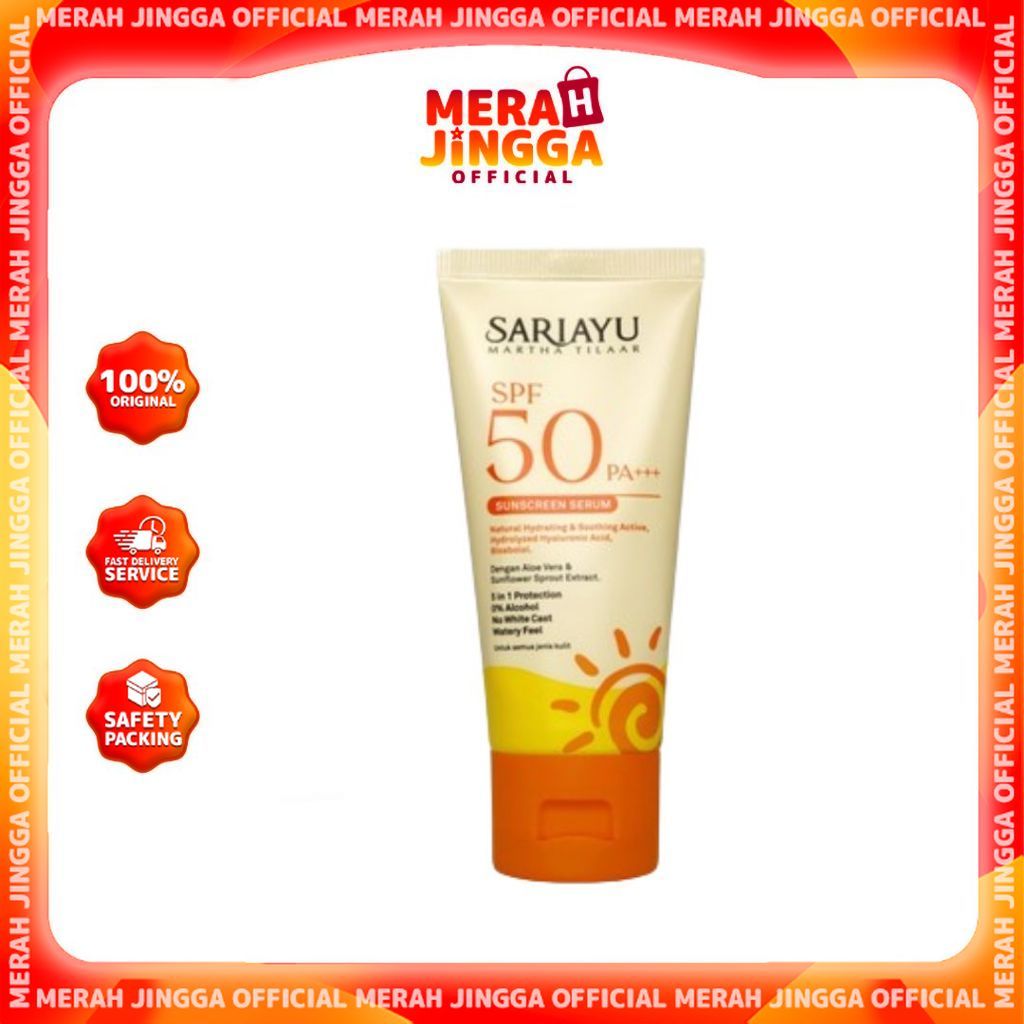 Sariayu Sunscreen Serum SPF 50 PA+++ 30gr | Sari Ayu SPF 30 PA+++ | Merah Jingga Official