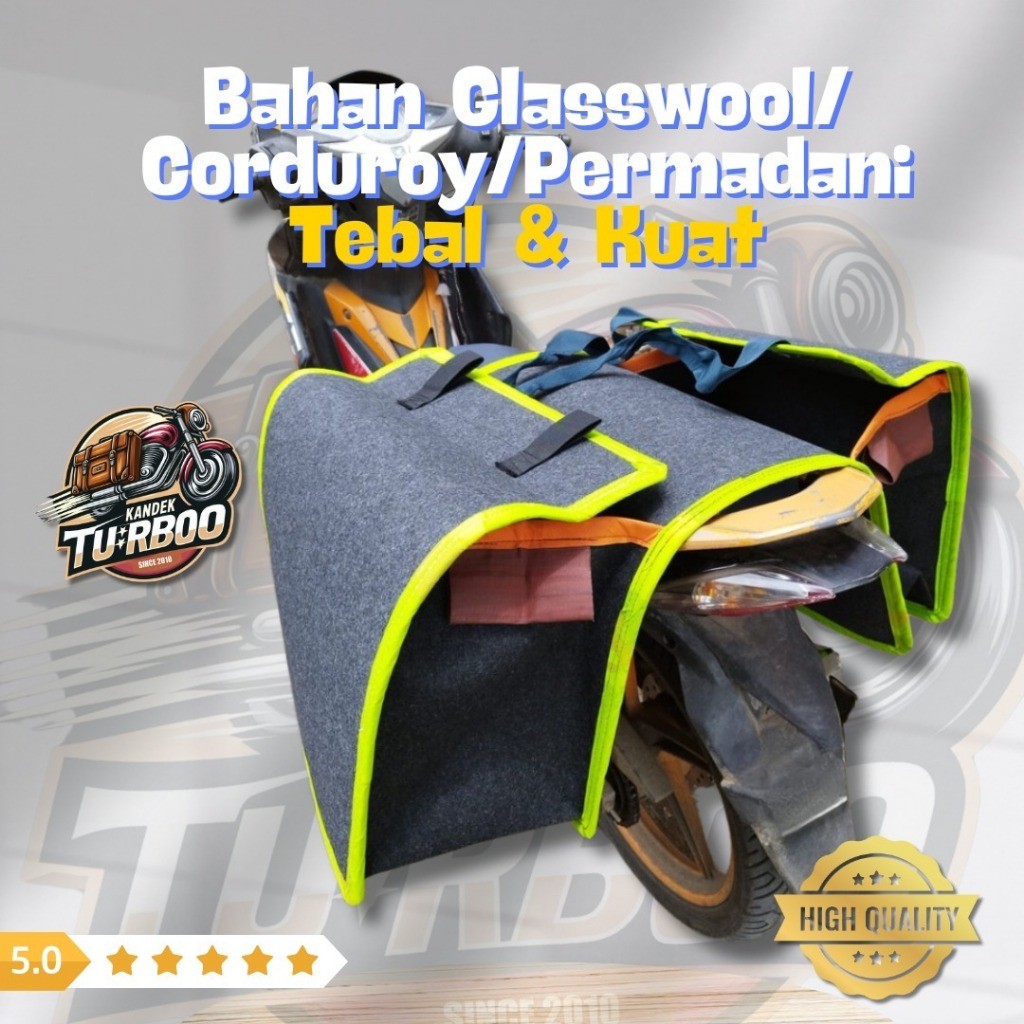 KANDEK - Tas Motor Tas Obrok Tas Kurir Tas Pos Saddle Bag Bahan Kodoray / Permadani Tebal dan Kuat