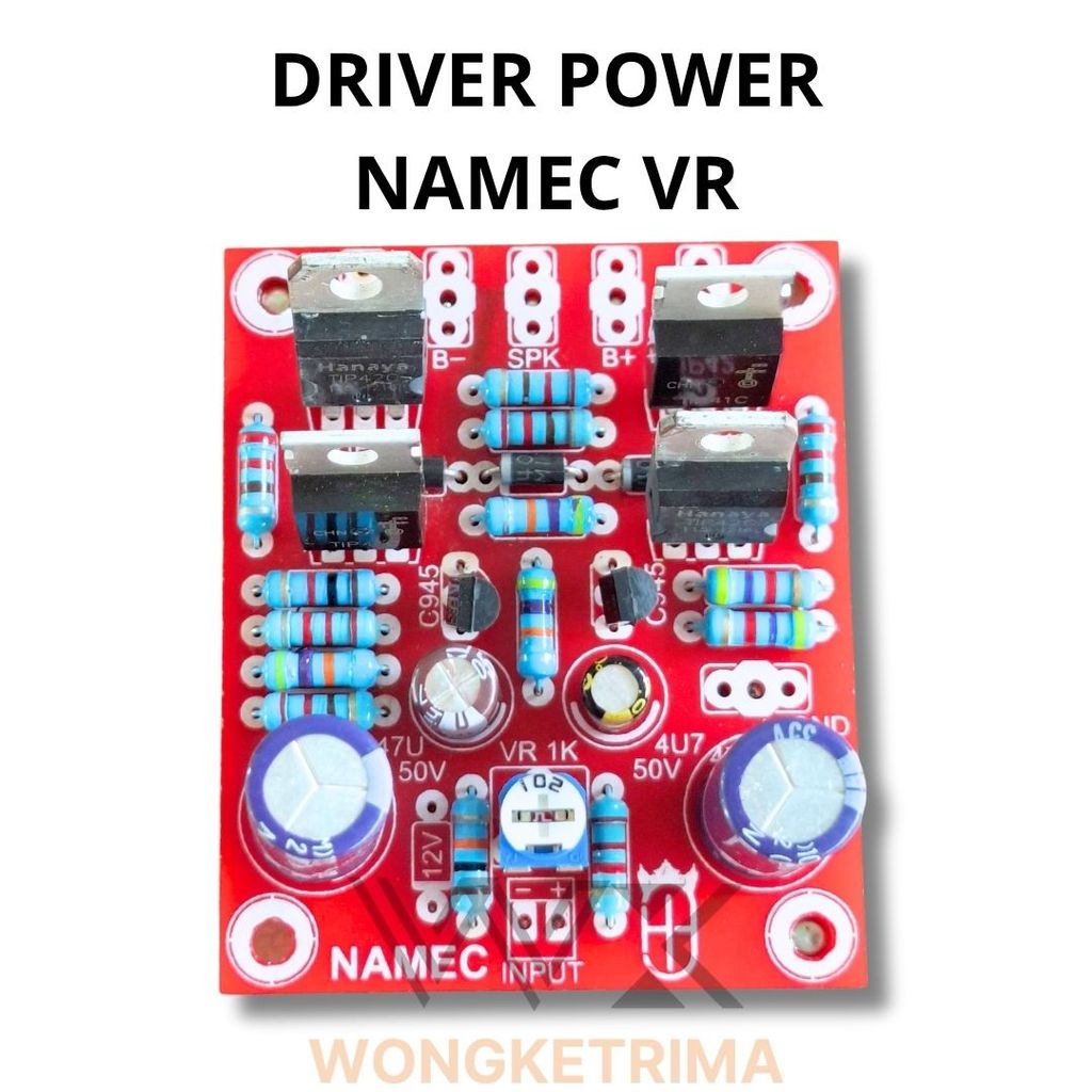 Driver Power Mono NAMEC VR Kit driver Ampli Namec Kecil