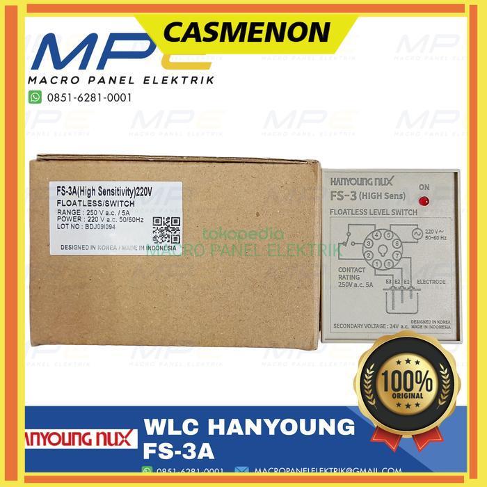 WLC HANYOUNG NUX FS3 220V / Floatless Level Switch HANYOUNG FS 3 220 V - WLC+SOCKET